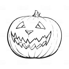 225x225 How To Draw A Pumpkin Step - Pumpkin Faces Drawing