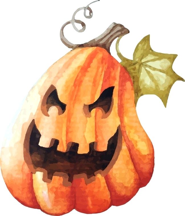 650x759 pumpkins drawing drawing element vector material pumpkins face - Pumpkin Faces Drawing