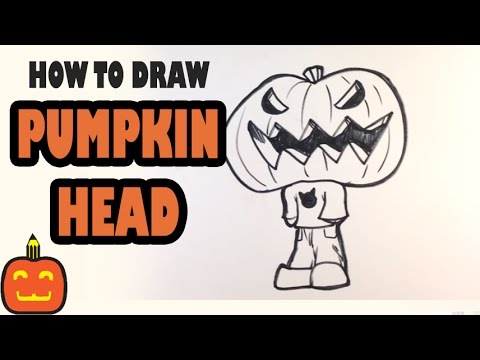480x360 How To Draw A Pumpkin Head - Pumpkin Head Drawing