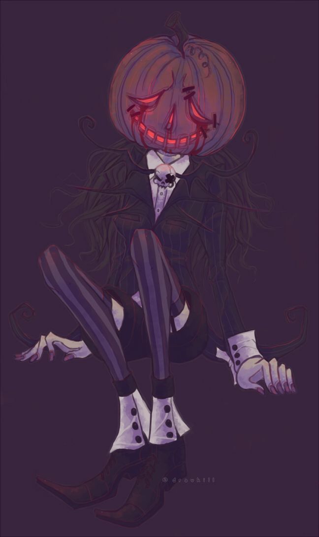 648x1089 Pumpkin Head - Pumpkin Head Drawing