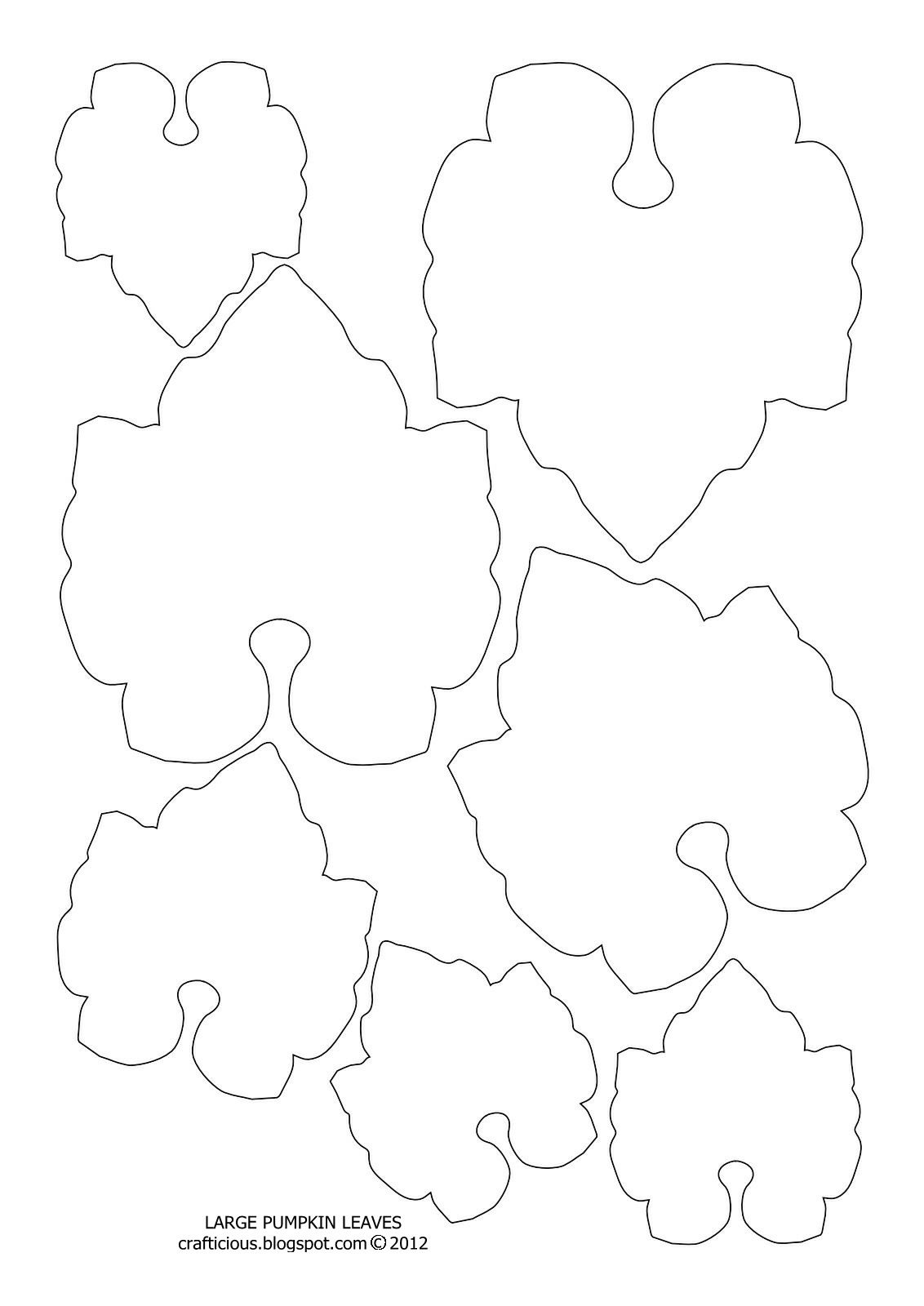 1132x1600 pumpkin leaf template crafticious pumpkin treat box garland - Pumpkin Leaf Drawing