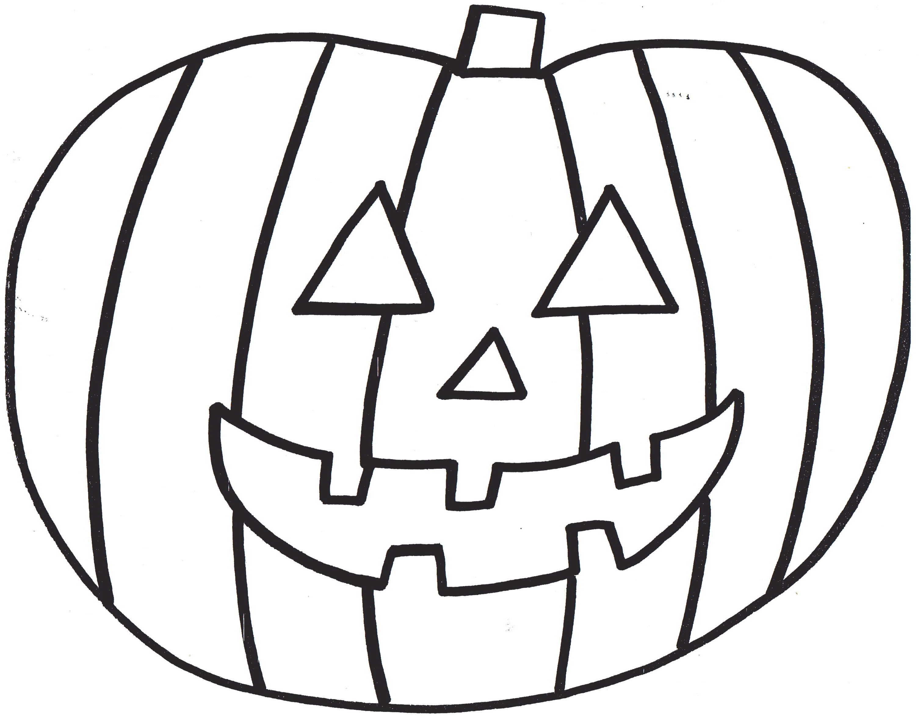 3011x2363 pumpkin symmetry clipart - Pumpkin Line Drawing