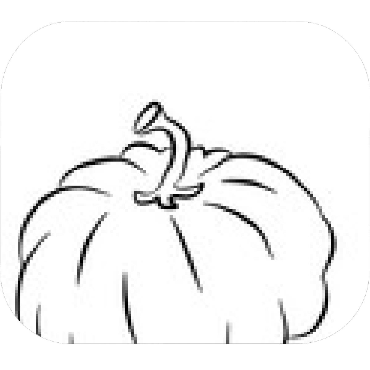 1200x1200 Designs Mein Mousepad Design Mousepad Selbst Designen - Pumpkin Outline Drawing