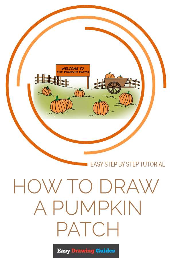 600x900 how to draw a pumpkin patch - Pumpkin Patch Drawing