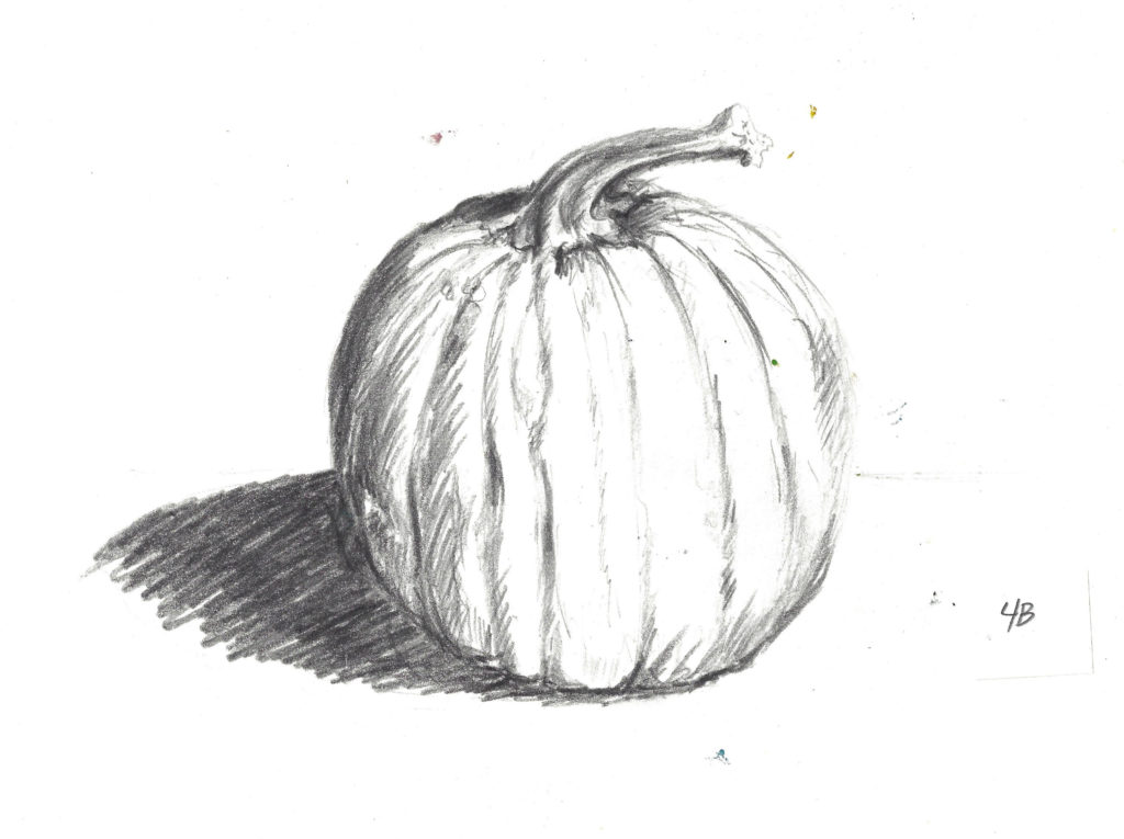 1024x765 Jacki Kellum - Pumpkin Pencil Drawing