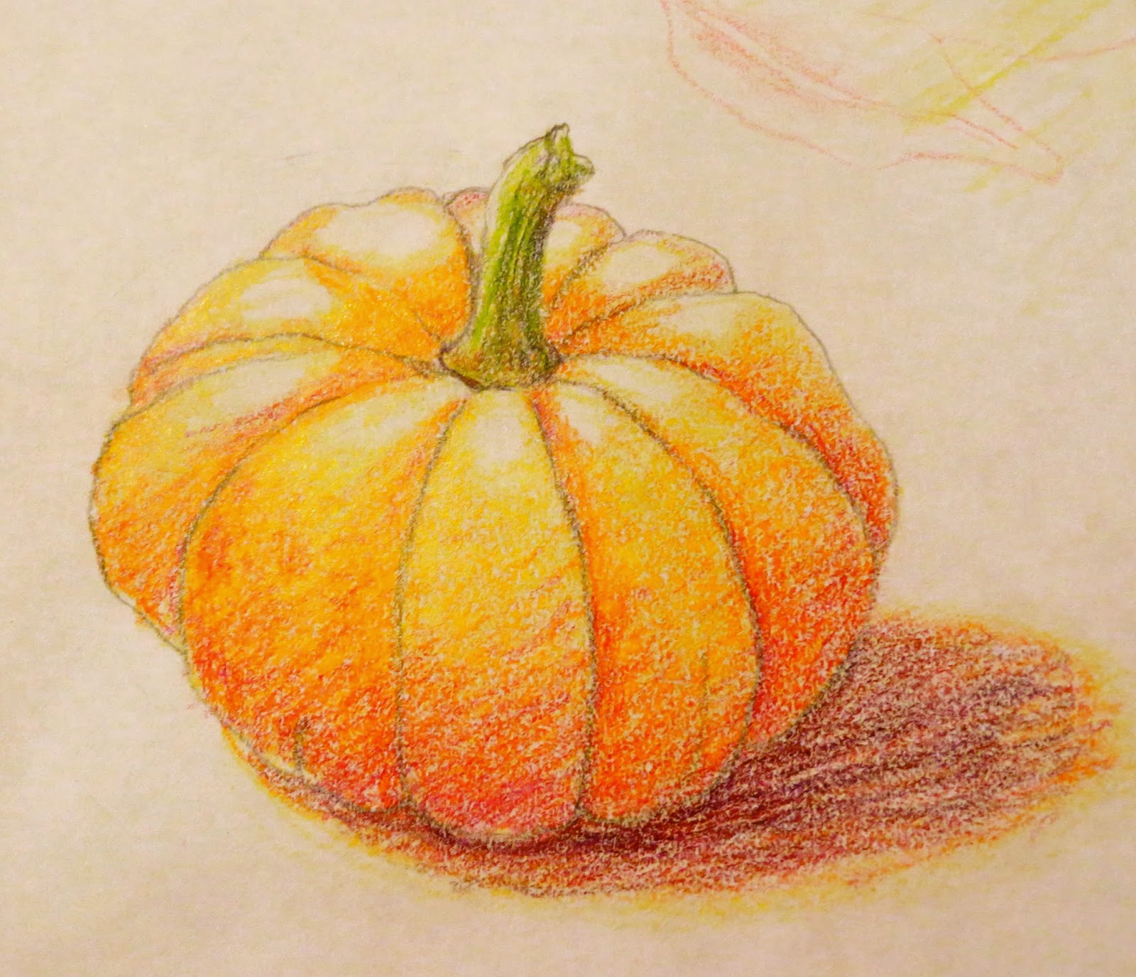 1600x1375 the painted prism sketchbook assignment more than orange - Pumpkin Pencil Drawing