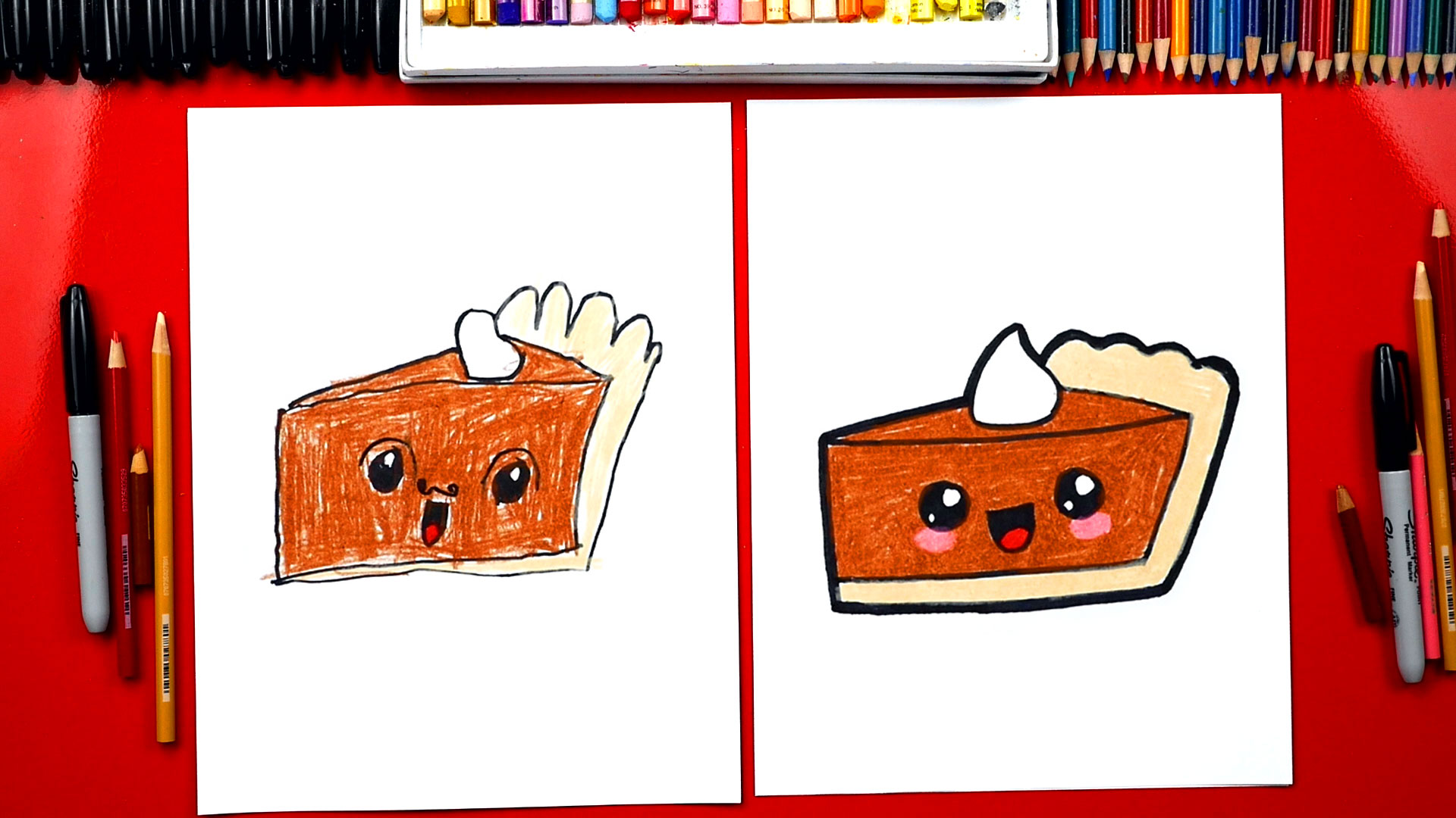1920x1080 how to draw a funny pumpkin pie + sya! - Pumpkin Pie Drawing