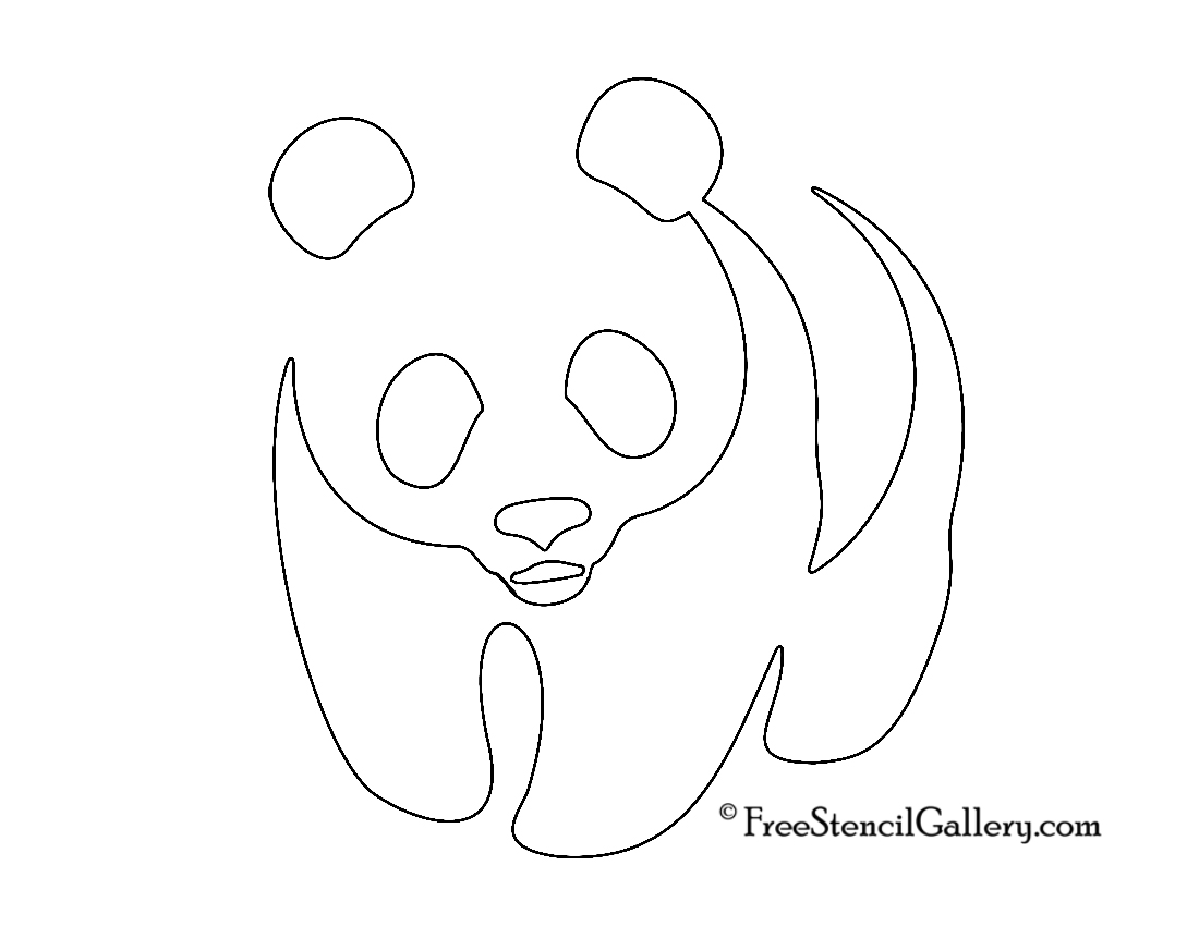 1100x850 Panda Pumpkin Carving Patterns Modern Minimalist Home Design - Pumpkin Template Drawing