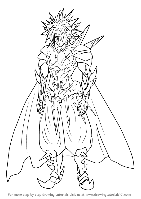 596x843 learn how to draw boros from one punch man - Punch Drawing