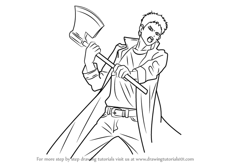 800x566 learn how to draw zombieman from one punch man - Punch Drawing