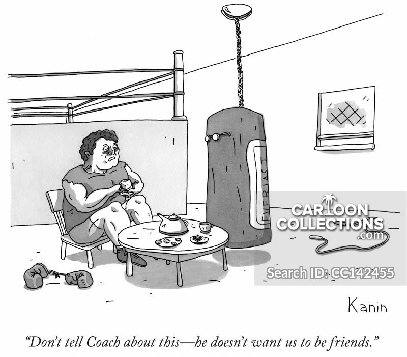 800x701 Punching Bags Cartoons And Comics - Punching Bag Drawing