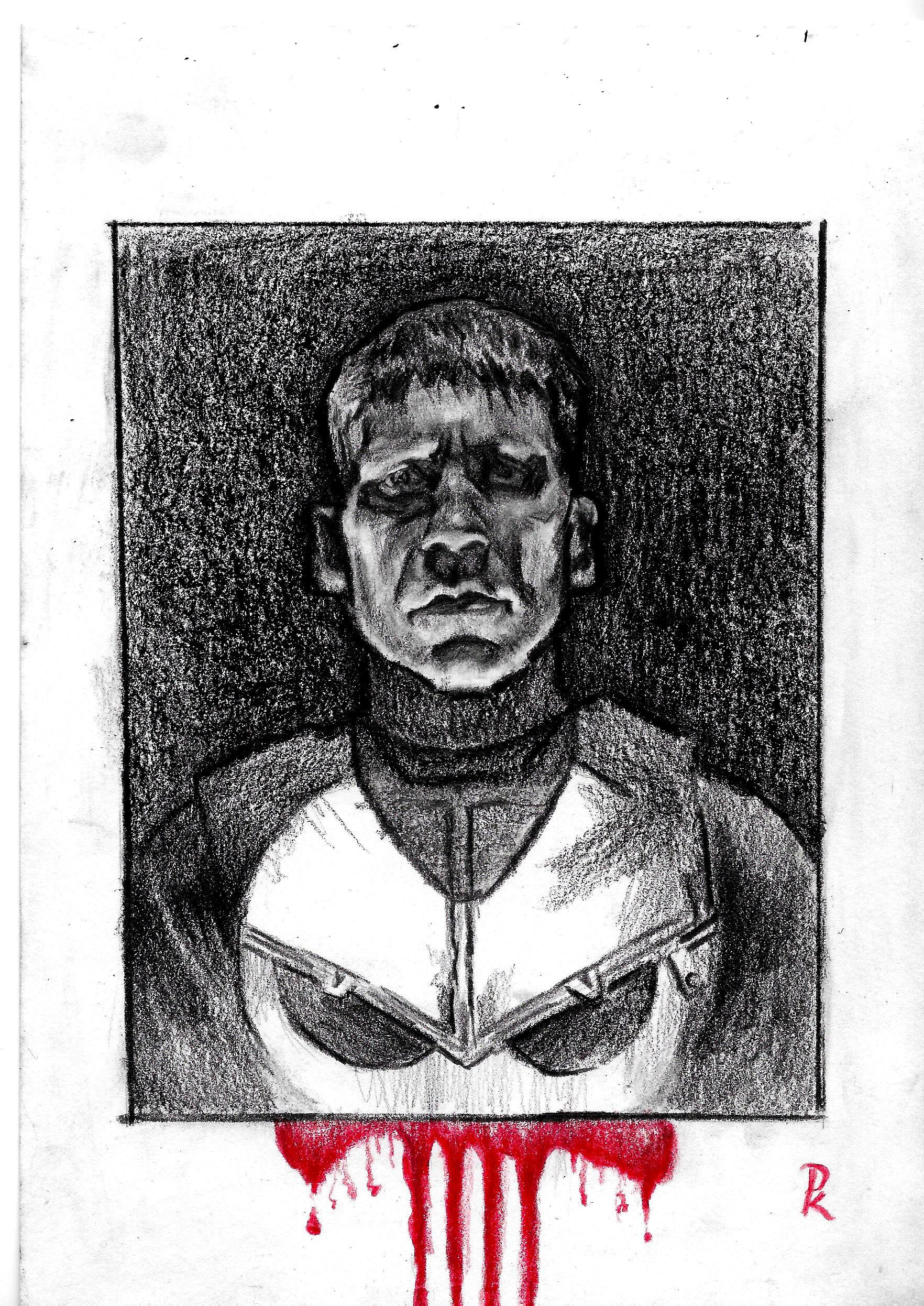 1764x2492 one batch, two batchpencil and paper - Punisher Drawing
