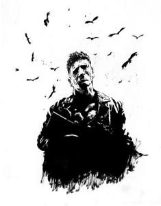 235x300 Original Ink Drawing - Punisher Drawing