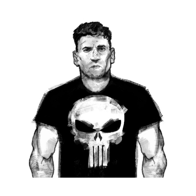 630x630 punisher rough draw - Punisher Drawing