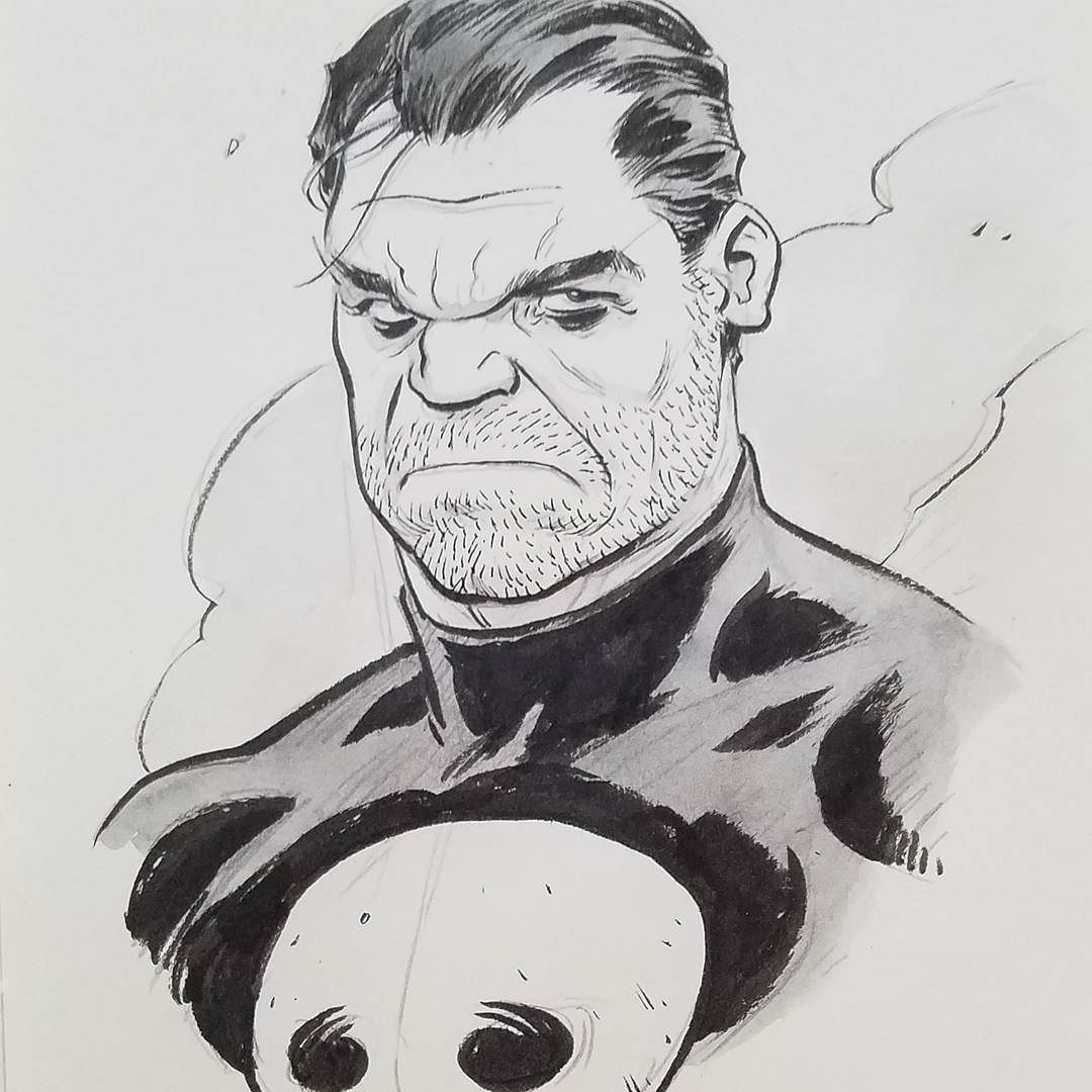 1080x1080 punisher saturday paolo rivera punisher drawing dangerous univers...