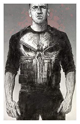 324x500 punisher giclee print from a pencil drawing of jon - Punisher Drawing
