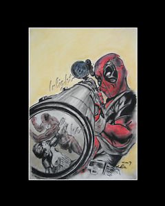 240x300 deadpool punisher daredevil drawing from artist art image picture - Punisher Drawing