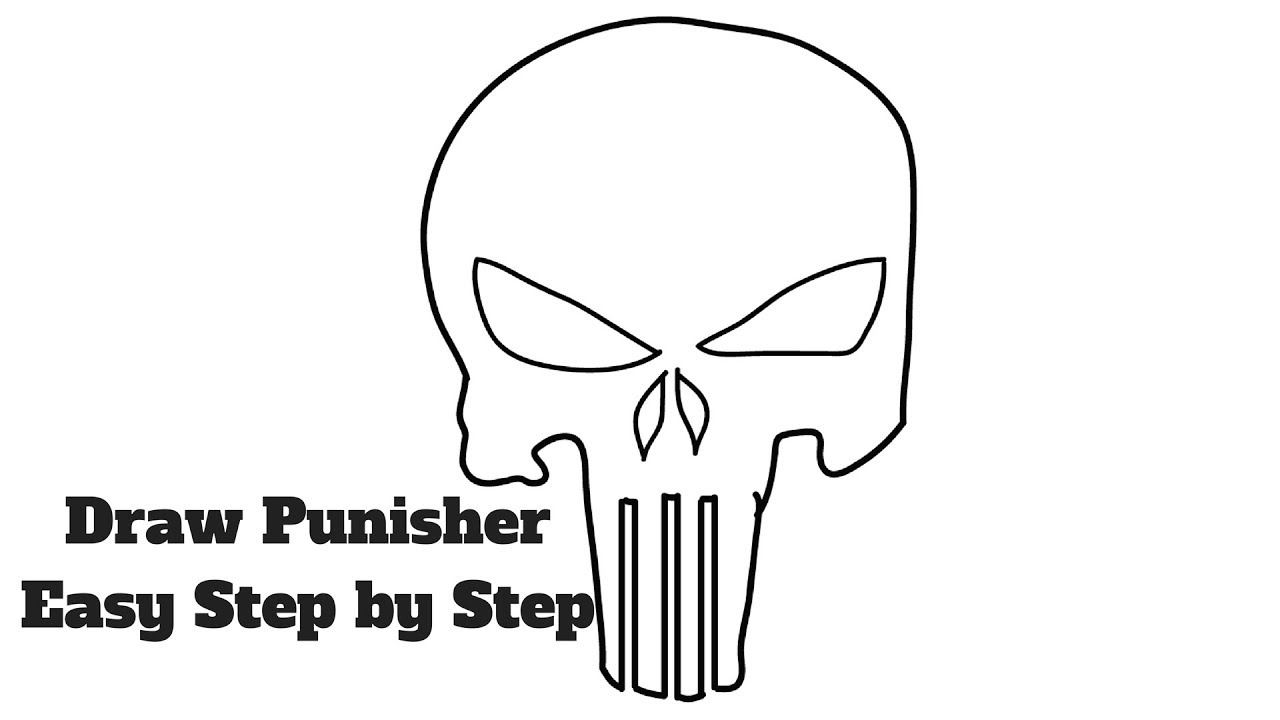 Punisher Skull Drawing at Explore collection of