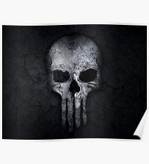 210x230 punisher skull drawing posters redbubble - Punisher Skull Drawing