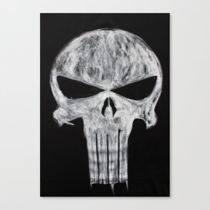 700x700 punisher skull canvas print - Punisher Skull Drawing