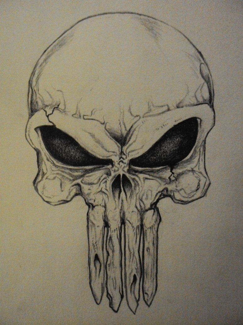 774x1032 punisher skull with a bit of this and that was going to be my - Punisher Skull Drawing