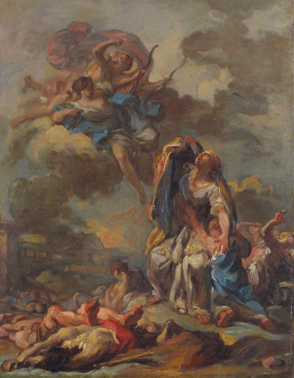 1167x1500 The Punishment Of The Arrogant Niobe - Punishment Drawings