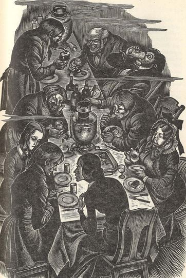 362x542 Fritz Eichenberg, Illustrations To Crime - Punishment Drawings