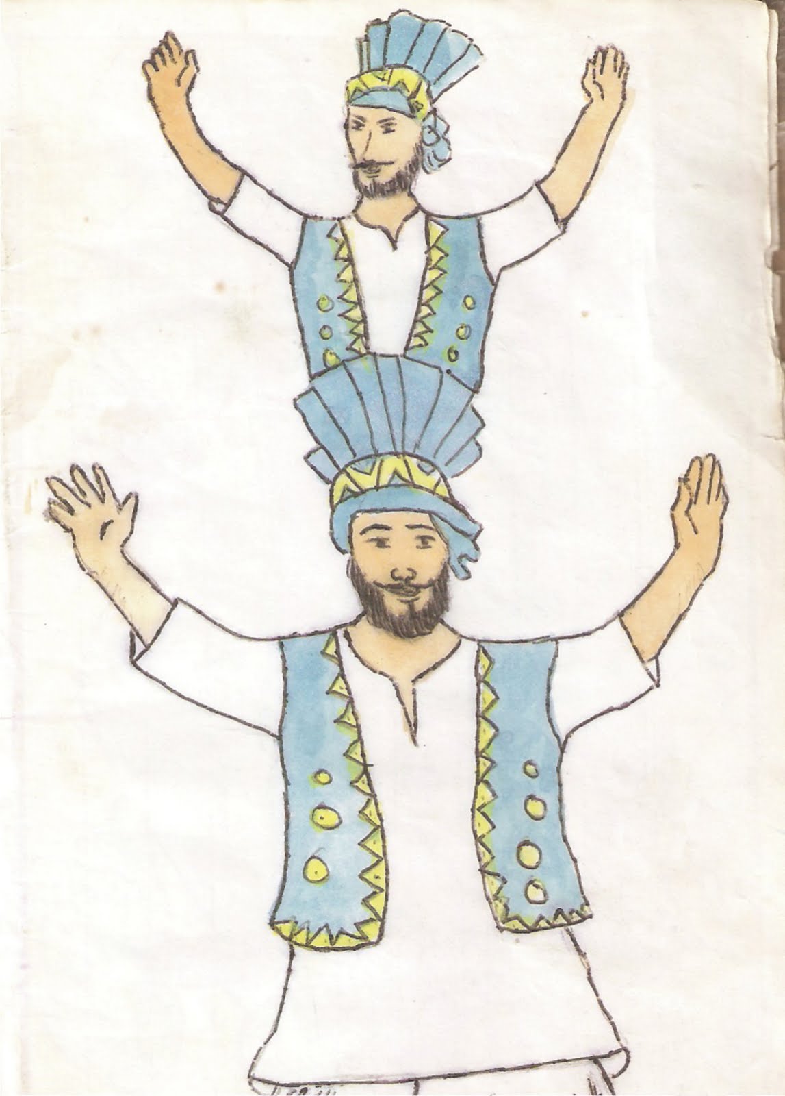 1147x1600 Pencil Sketch Punjabi Bhangra My Pencil Drawing Art - Punjabi Drawing