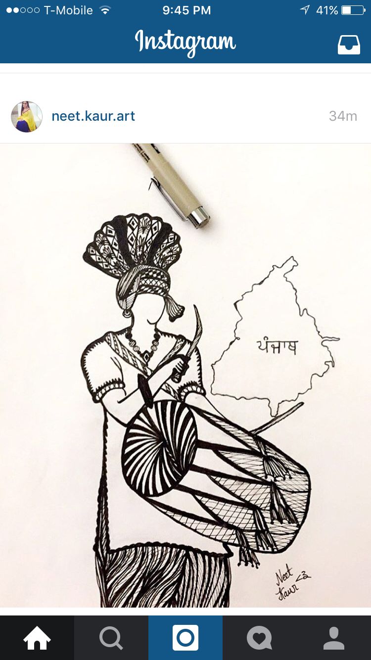 punjabi-drawing-at-paintingvalley-explore-collection-of-punjabi