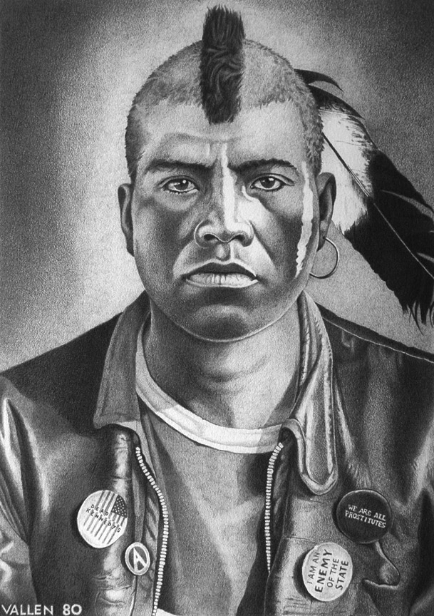 609x864 mark vallen's punk rock portraits - Punk Drawings