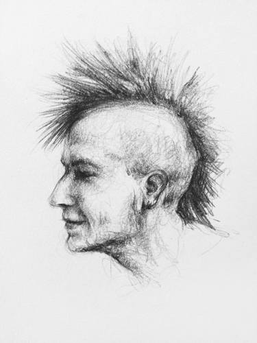 375x500 punk drawings for sale saatchi art - Punk Drawings
