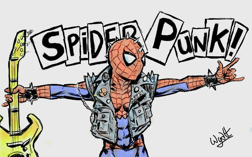 1011x632 spider punk! amino - Punk Drawings