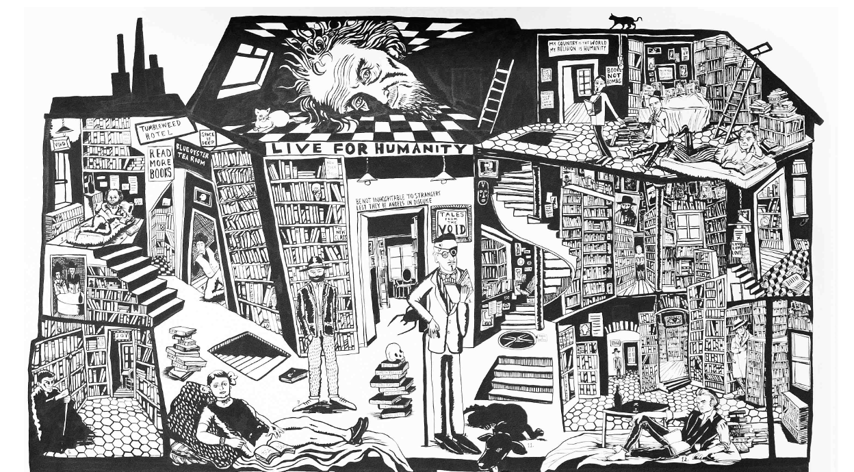 1248x689 london based punk artist collective le gun creates drawings - Punk Drawings