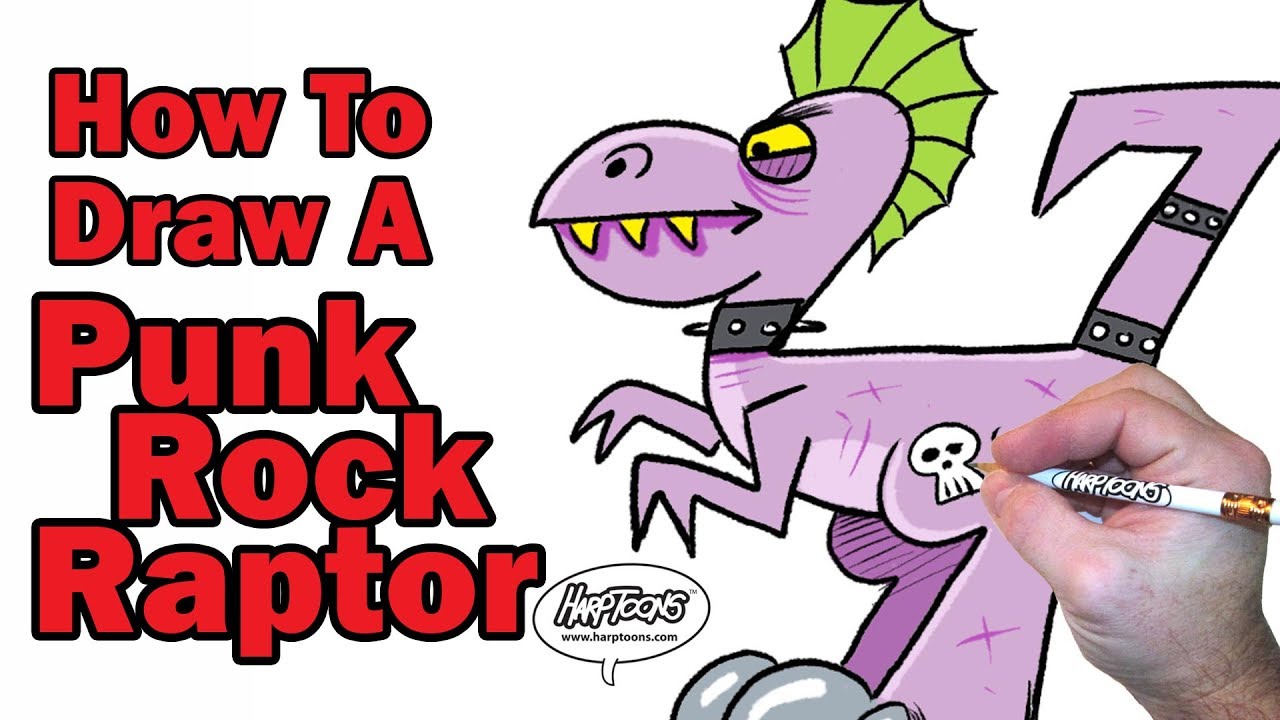 1280x720 draw a punk rock raptor - Punk Rock Drawings