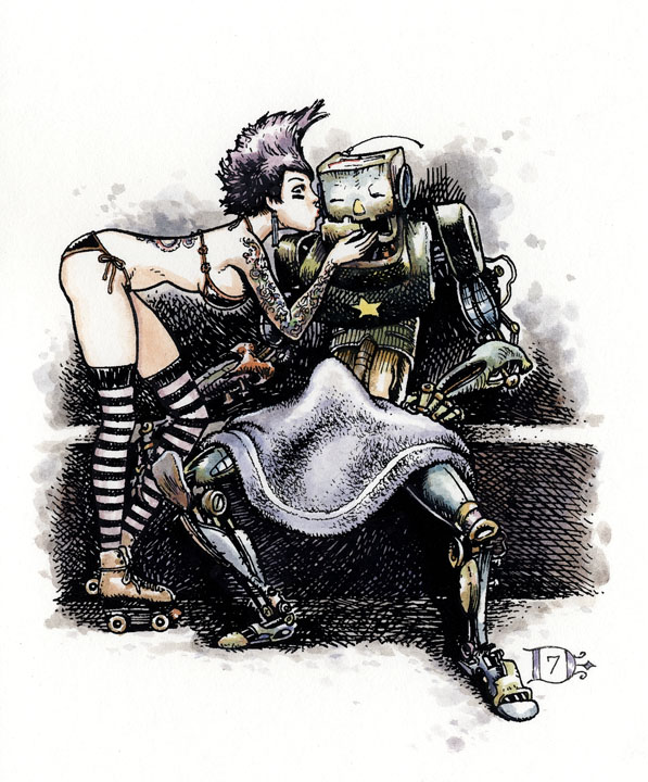 597x720 punk rock paintings - Punk Rock Drawings