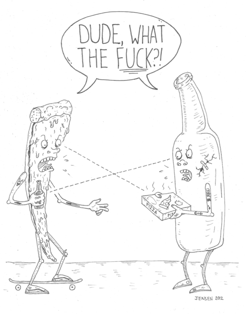 500x637 thrasher skateboard magazine way bad scumbag drawings mostly - Punk Rock Drawings