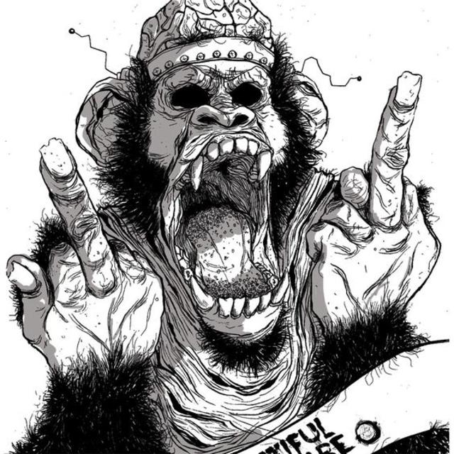 640x640 punk rock ape trended youtrendit - Punk Rock Drawings