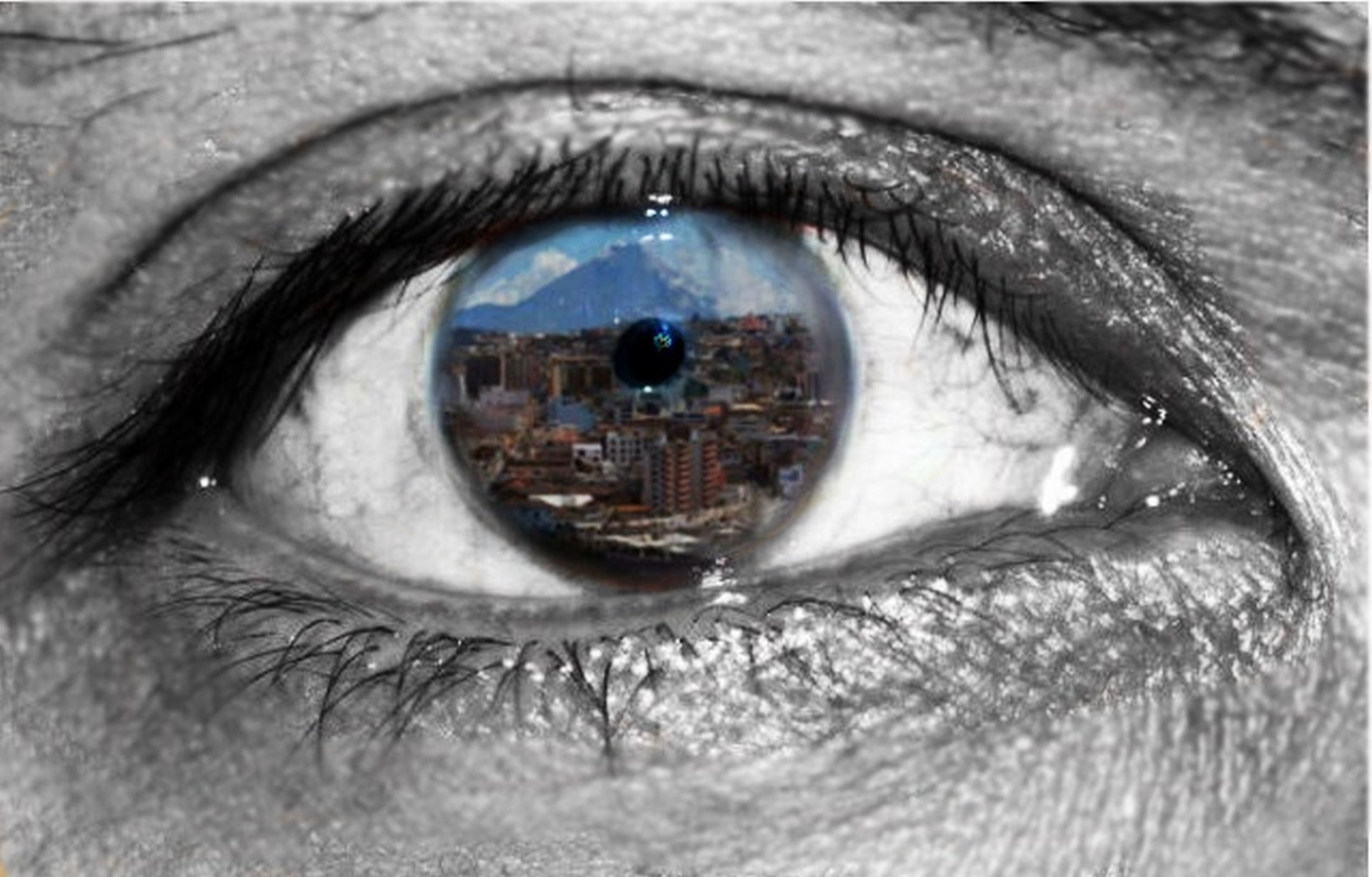 1920x1227 Free Images Black And White, Mouth, Pupil, Close Up, Human Body - Pupil Drawing