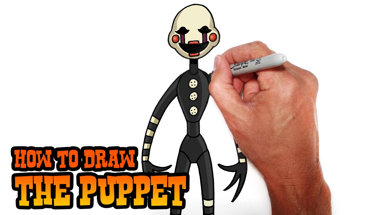 1280x720 How To Draw The Puppet Five Nights - Puppet Drawing