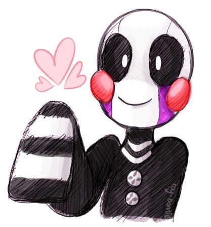 417x447 aw! you're adorable! five nights - Puppet Fnaf Drawing