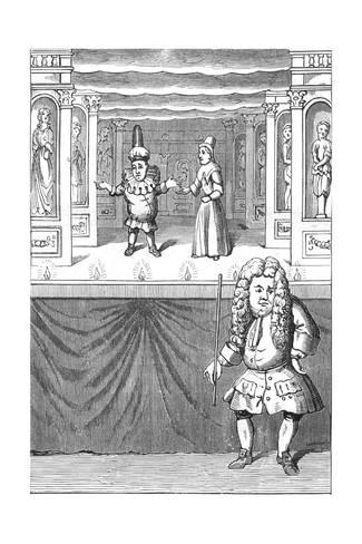 325x488 powells puppet show, giclee print - Puppet Show Drawing