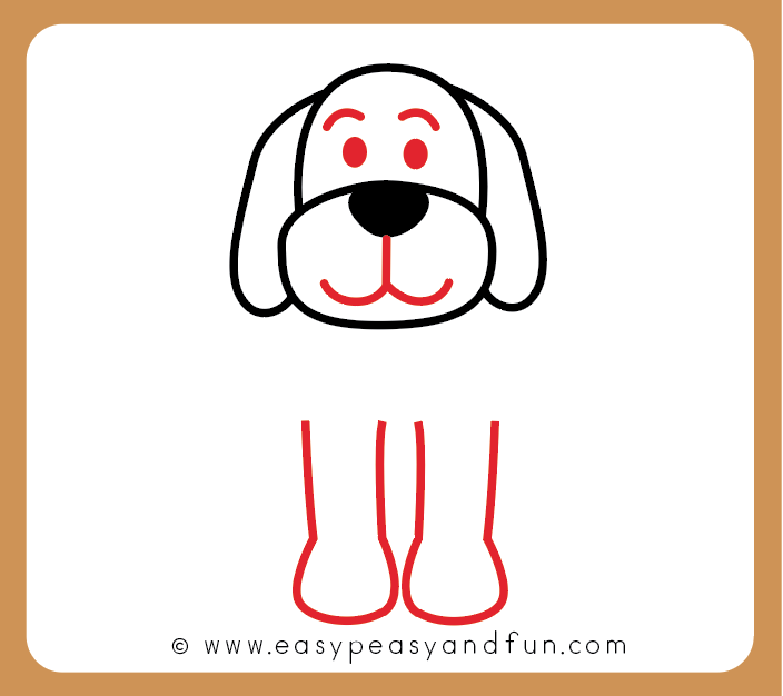 704x626 How To Draw A Dog - Puppy Dog Face Drawing
