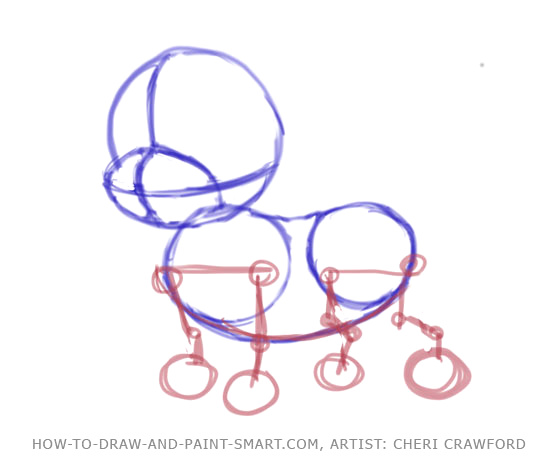 550x458 how to draw a cute wolf pup easy puppy dog face drawing - Puppy Dog Face Drawing