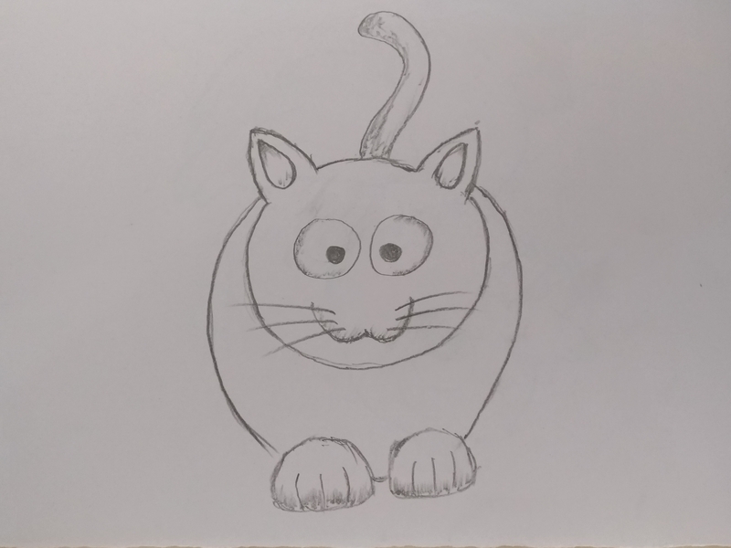 800x600 Cartoon Dog Puppy Drawing - Puppy Drawing