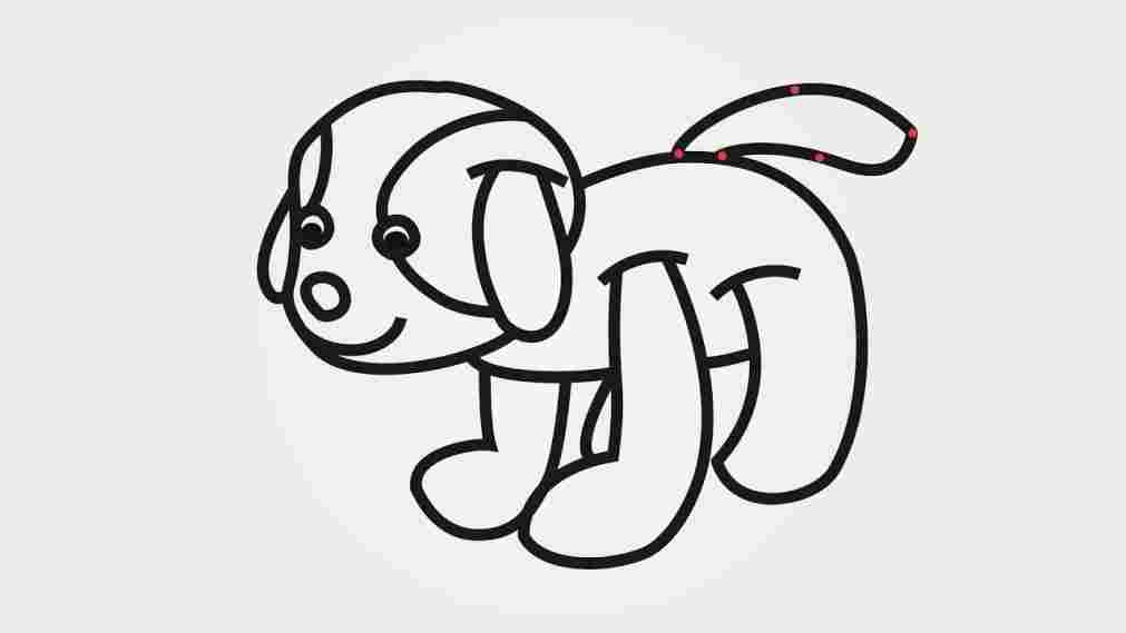 1011x569 Draw A Cute Puppy Drawing For Kids Youtuberhyoutubecom Cartoon - Puppy Drawing For Kids