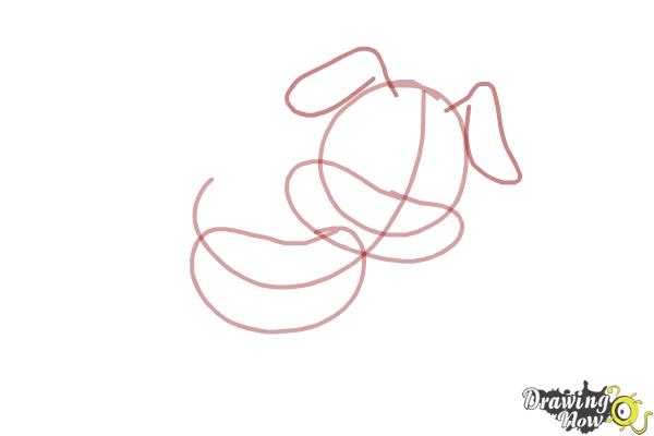 600x400 How To Draw A Cartoon Puppy - Puppy Drawing Step By Step