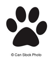 180x195 paws illustrations and clipart paws royalty free - Puppy Paw Drawing