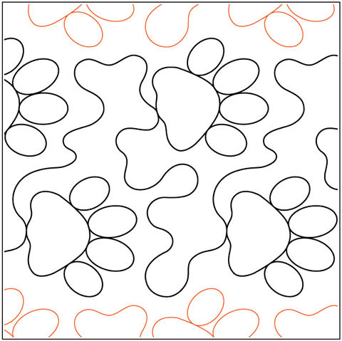 480x479 puppy paws sparrow quilt co - Puppy Paw Drawing