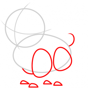 302x302 How To Draw How To Draw A Simple Puppy - Puppy Step By Step Drawing