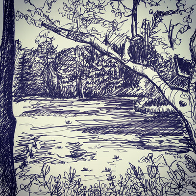 400x400 Original Pen And Ink Drawings For Purchase - Purchase Drawing